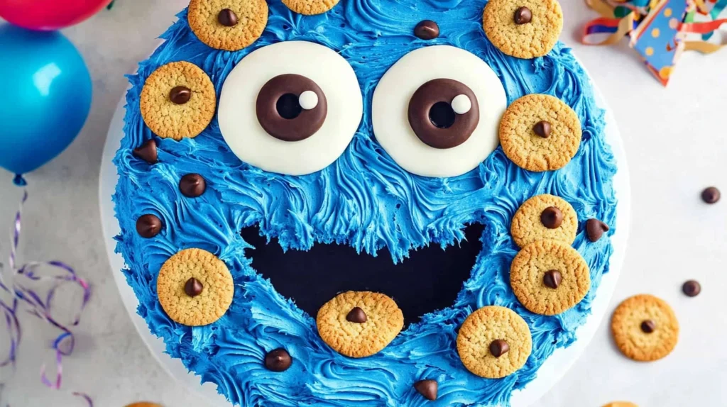 Cookie Monster Cake