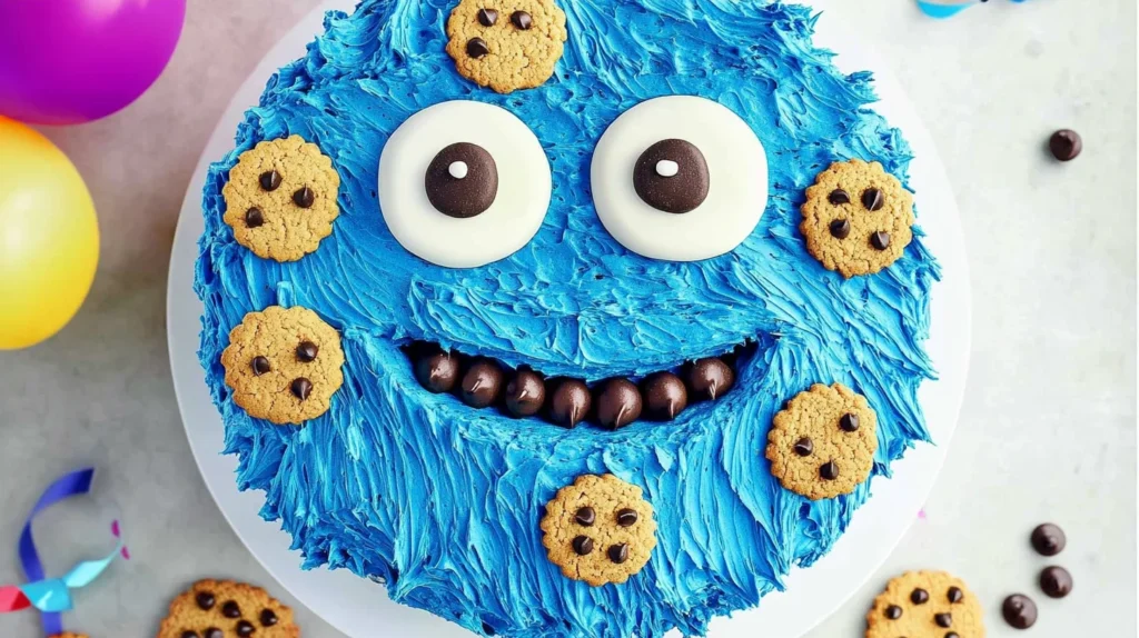 Make Your Own Cookie Monster Cake At Home