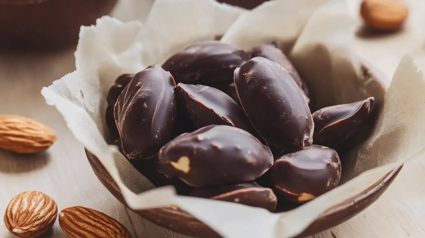 Delicious Chocolate Covered Almonds