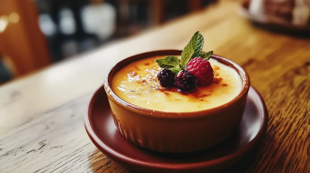 What is crème brûlée made of