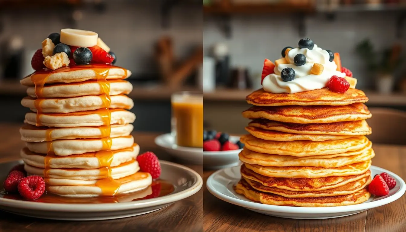 What's the difference between pancakes and hotcakes?