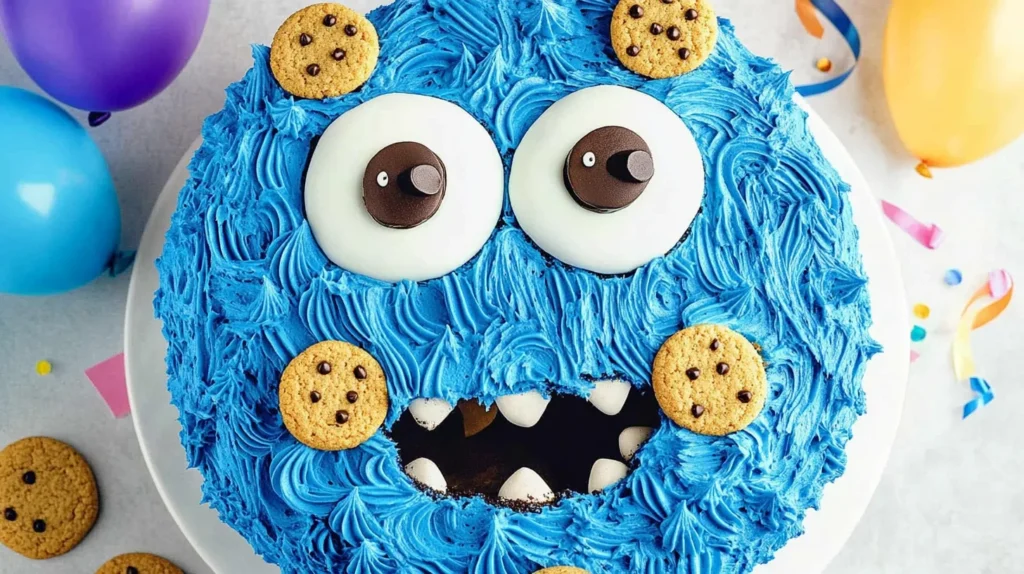 Make Your Own Cookie Monster Cake At Home