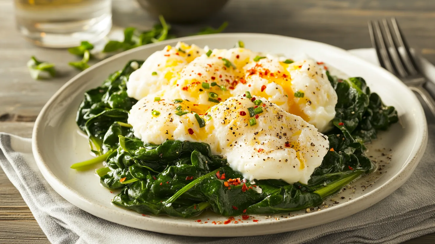 Are spinach and egg whites healthy ?