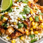 Street Corn Chicken Rice Bowl Slow Cooked